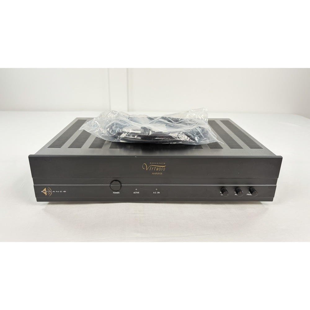 Vintage Sonance Virtuoso A-800 Subwoofer Power Amplifier Tested Working Black
